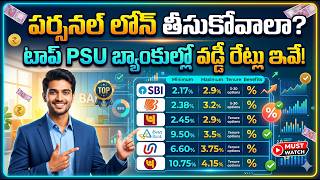 Top 5 Best Banks for Personal Loan 2026 | Lowest Interest Rates Personal Loan | Personal Loan 2026
