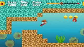 🎄Super Bino Go Level-46 Walk-through Gameplay /World Adventure Games /Free & Offline Games screenshot 4