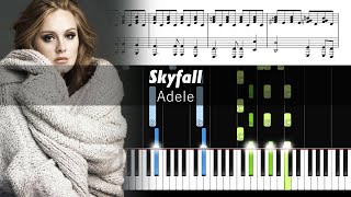 Adele  Skyfall  Accurate Piano Tutorial with Sheet Music