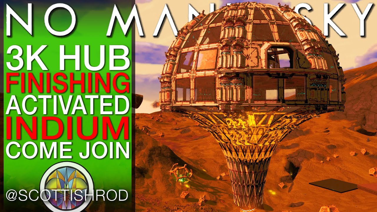 3k Hub Finishing Activated Indium Farm No Man