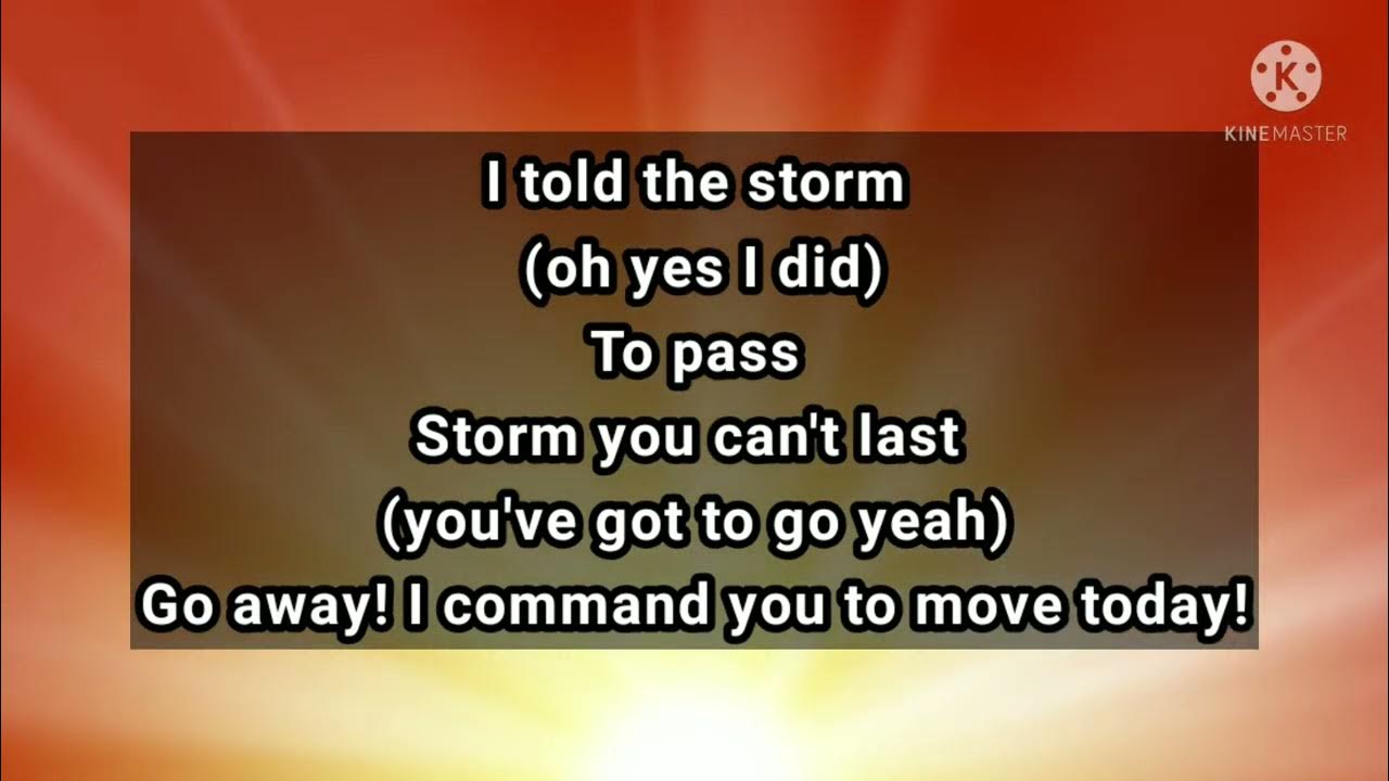 Greg O'quin I Told The Storm Live I told the storm, Greg O'Quin n joyful noize - YouTube Music