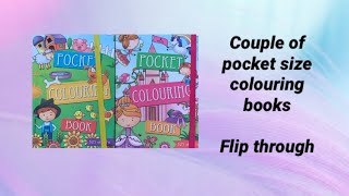 Couple of pocket size colouring books ~ flip through screenshot 3