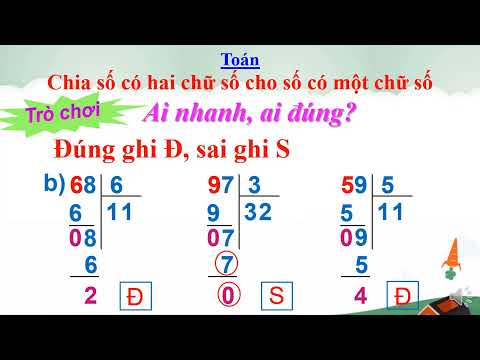 Tuần 14 - Toán 3 - Chia số có hai chữ số cho số có một chữ số
