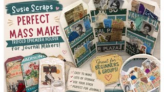 Mass Make With Me | Trifold Ephemera Holders for Junk Journals &amp; Happy Mail