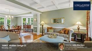 Sale: 5 Beds - 5 Baths - 5876 sq ft - Moseley - VA [$934,900] MLS #: 2616060