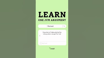 Learn one jvm argument weekly: -Xmixed