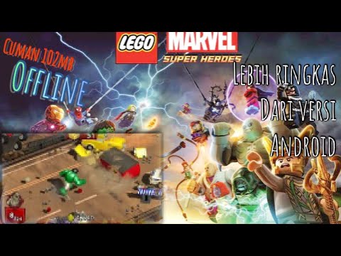 Lego Marvel Superheroes, ada kapten Amerika, iron man, Hulk dll