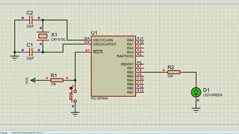 Débuter MikroC Pro for PIC + Proteus 8 - Création d