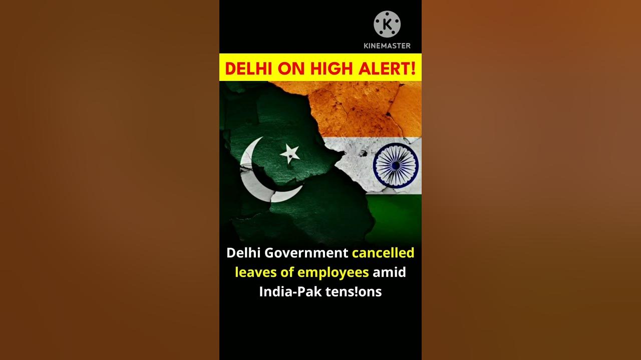 Delhi On High Alert #india #delhi #pahalgam #operationsindoor - YouTube