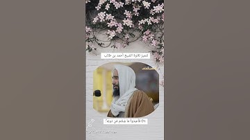 الشيخ أحمد بن طالب – تلاوة خاشعة من سورة الزمر (الآيات ١١ إلى ١٥) #الشيخ_أحمد_بن_طالب#سورة_الزمر