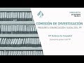 Comisión de Investigación relativa a la presunta financiación ilegal del PP (29/05/2018)