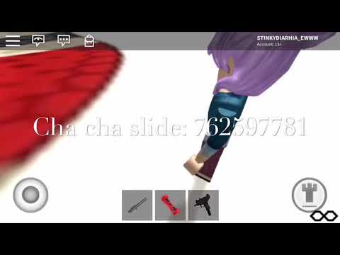 Cha Cha Slide Music Video And Id Code Hilarious Youtube - roblox cha cha slide music id