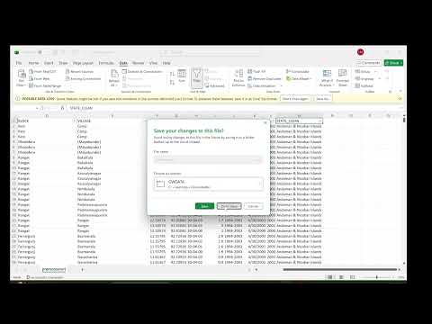 Groundwater_12: Cleaning of Messy data Using Python (Pandas + Smart Mapping) _groundwater data