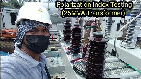 Megger Testing(Insulation Resistance Test/Polarization Index) using Megger - MIT1025 Tester