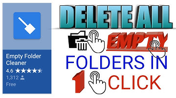 How to delete for Android empty folders delete and cleaners, Mobotamil