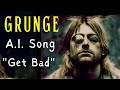 &quot;Get Bad&quot; - Grunge/Nirvana Inspired A.I. (Artificial Intelligence) Song - OpenAI - Real Singer