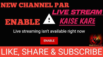 How To Enable Live Streaming On YouTube With 0 Subscriber On Mobile [Hindi] | Sanjit Gaming | CodM