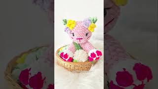 test pattern Haru spring cat🌸 #cute  #crochet #amigurumi #cat #plushies #filchenille