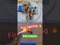 👉 This Arduino Can Detect Fire & Put It Out 🔥 | STEM chữa cháy tự động #shorts #trending