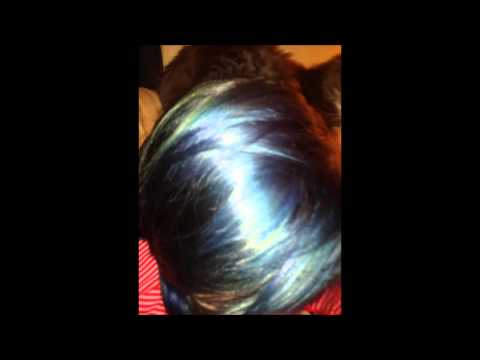 How i removed blue/green hair dye