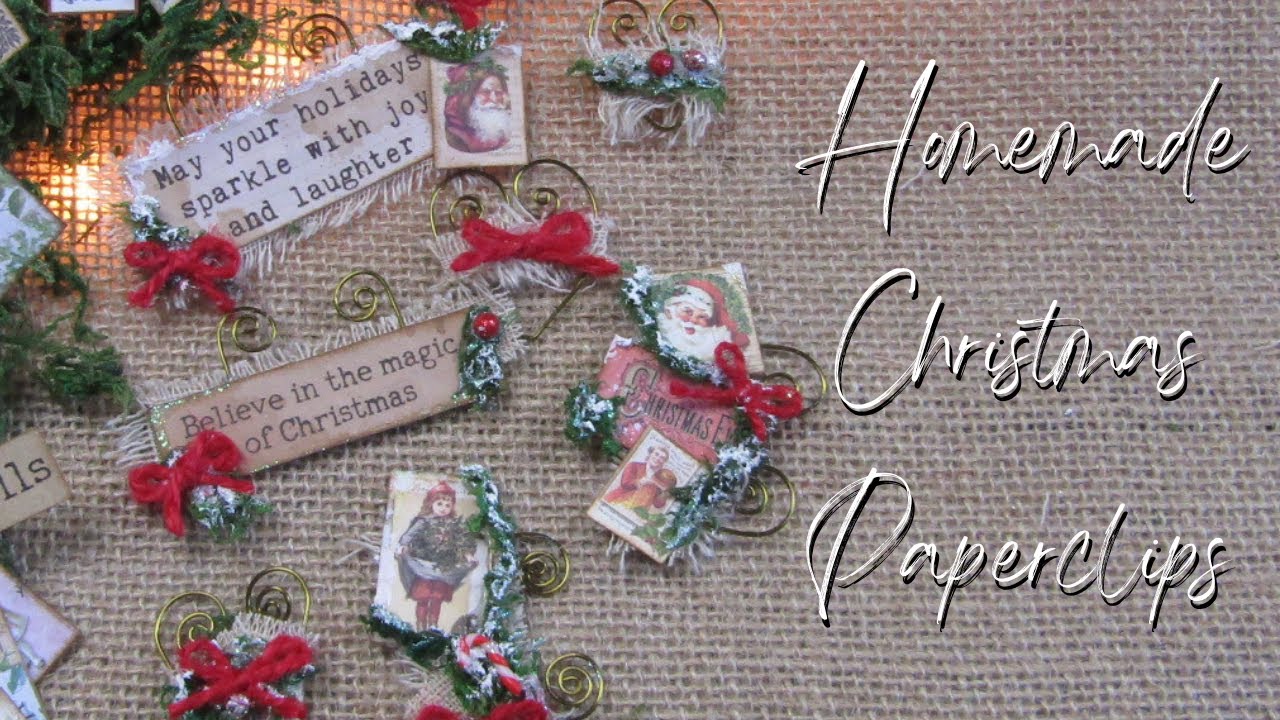 Homemade Christmas Paperclips - YouTube