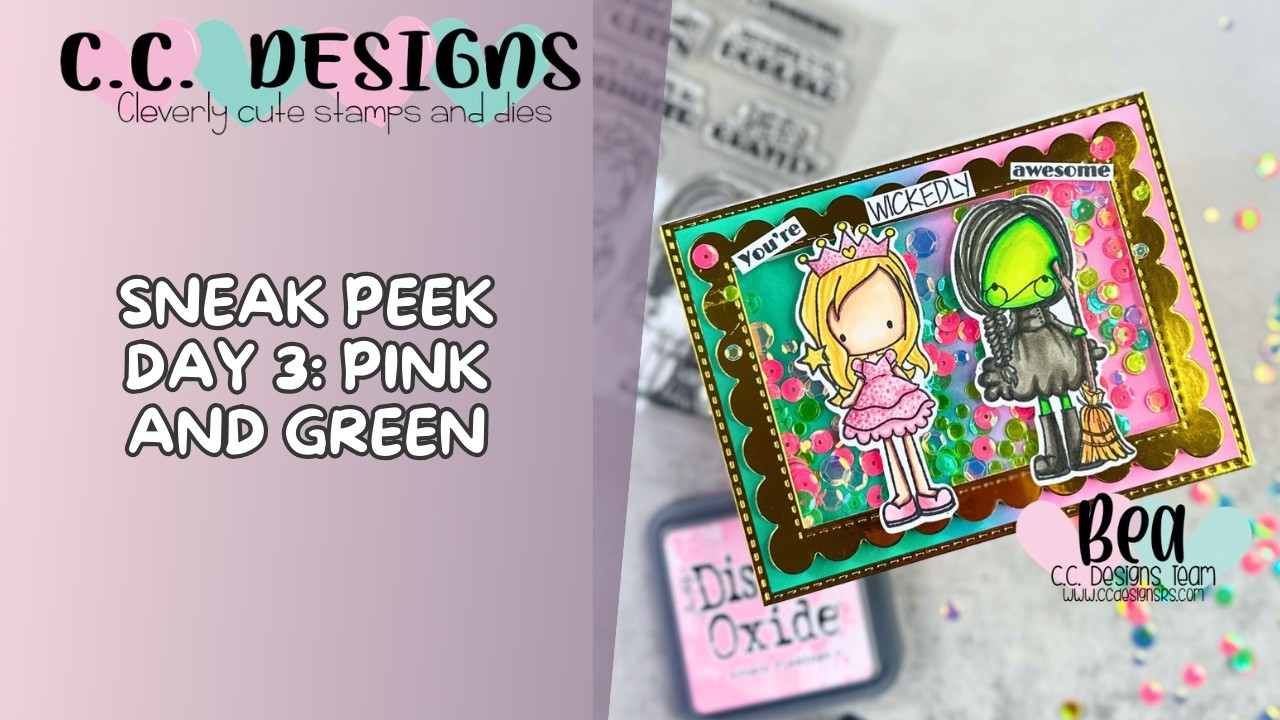 Sneak Peek Day 3: Pink and Green