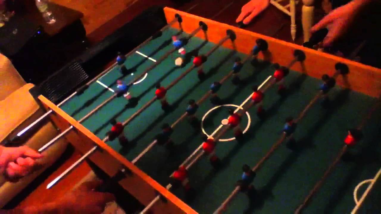Most epic game of foosball ever ( HD ) 2014