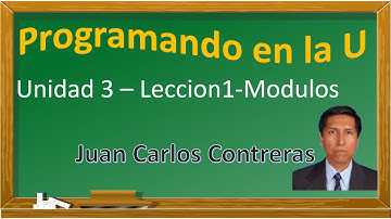 Módulos y procesos en programación