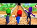 Mario Party 9 - Minigames - Wario vs Luigi vs Mario vs ...