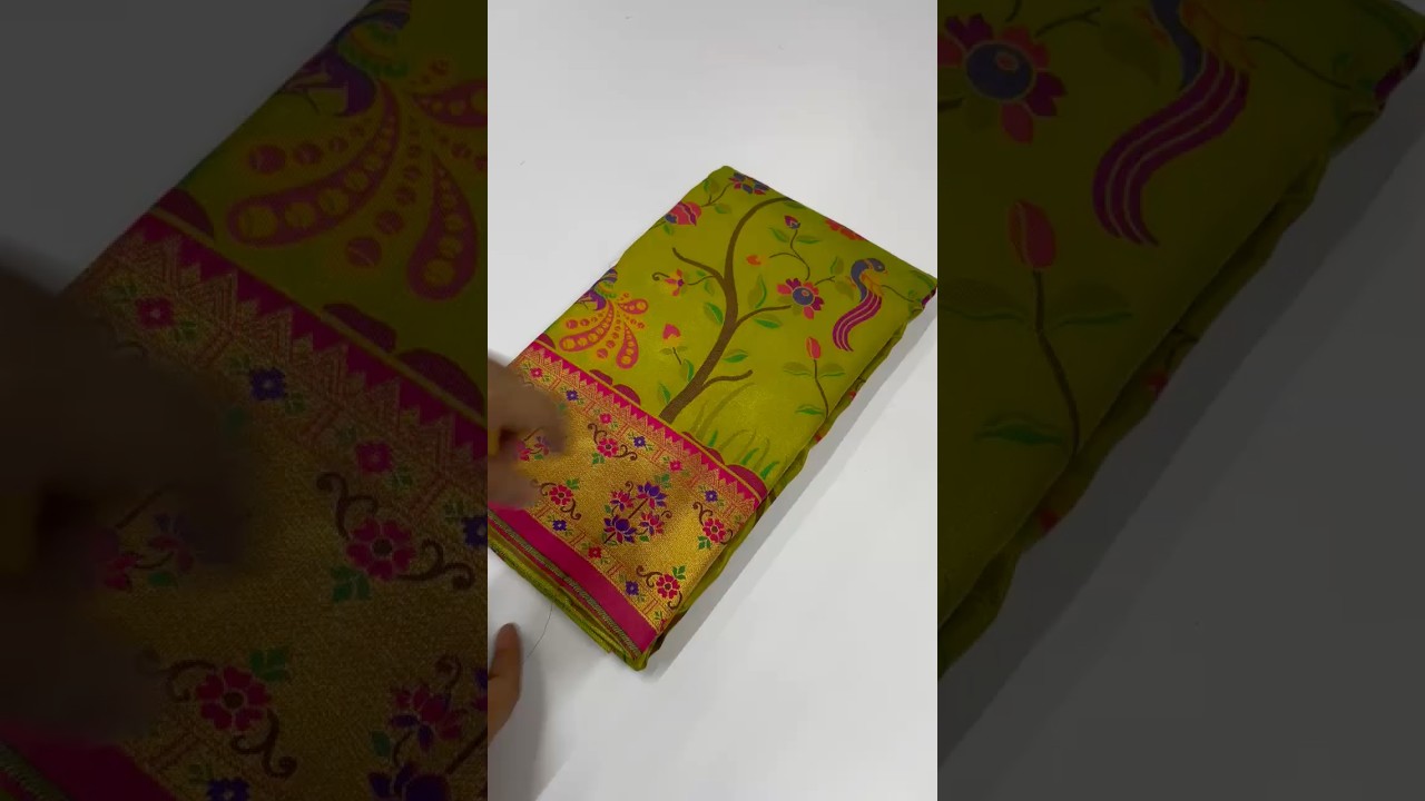 Super-Hit All Over Tissue Silk Paithani Saree