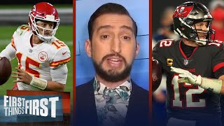 Mahomes won't catch Brady as the GOAT if he loses Super Bowl LV — Nick | NFL | FIRST THINGS FIRST