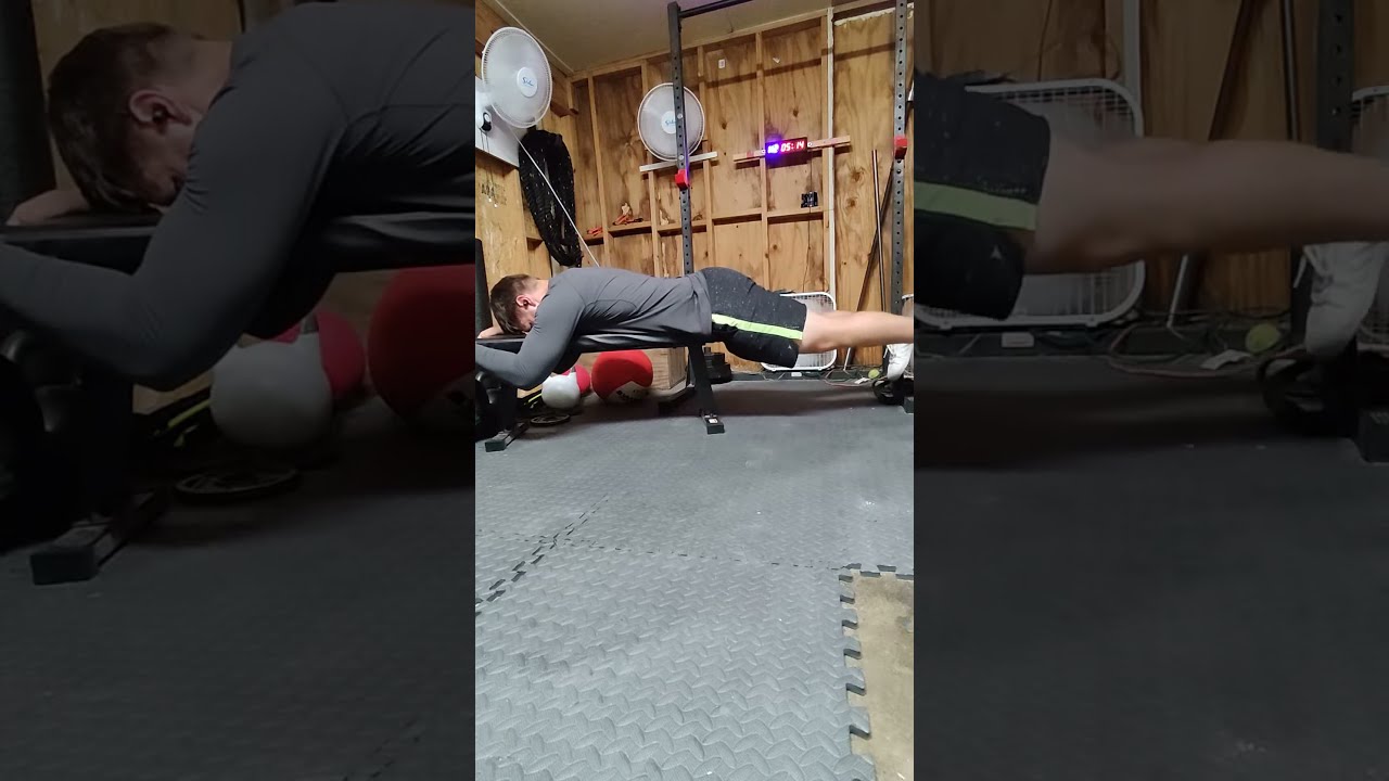Reverse Hyper on Bench
