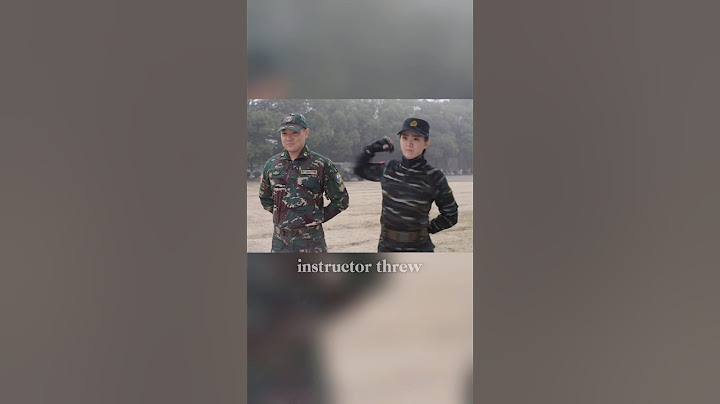 The instructor actually threw a grenade at the recruits!