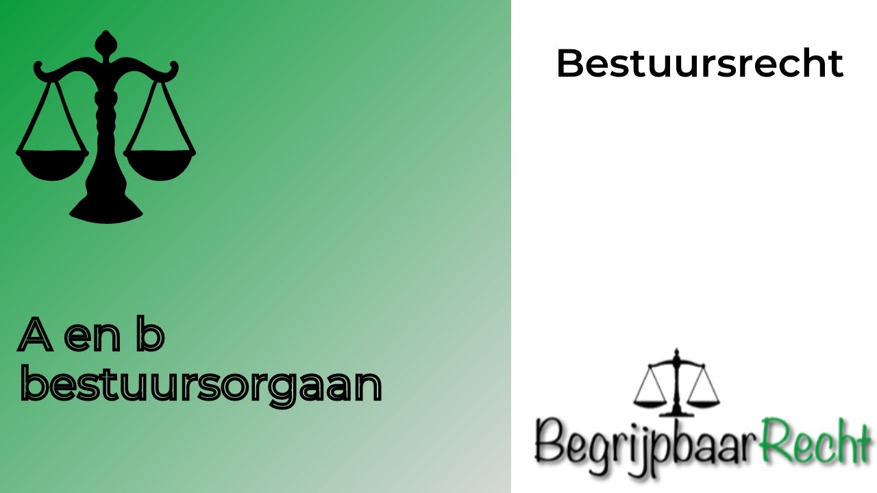Update a en b bestuursorganen