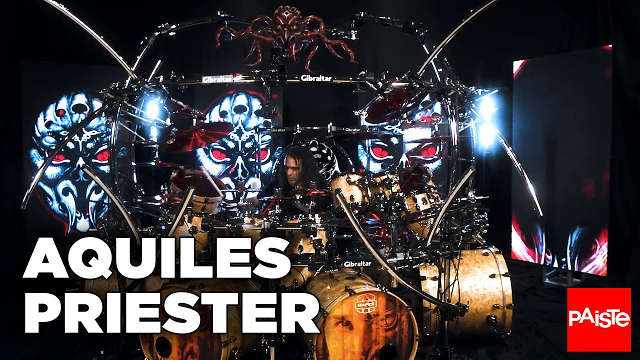 PAISTE CYMBALS   Aquiles Priester Face Of The Storm