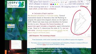 Famous Abhay Ashtekar: Black Holes in Loop Quantum Gravity - Lecture 1 - Loops'24 Summer School Net Worth