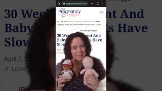 Will baby move less as you get later in your pregnancy