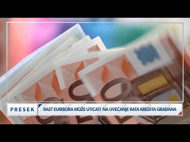 Kako rast euribora utiče na mesečne rate kredita?