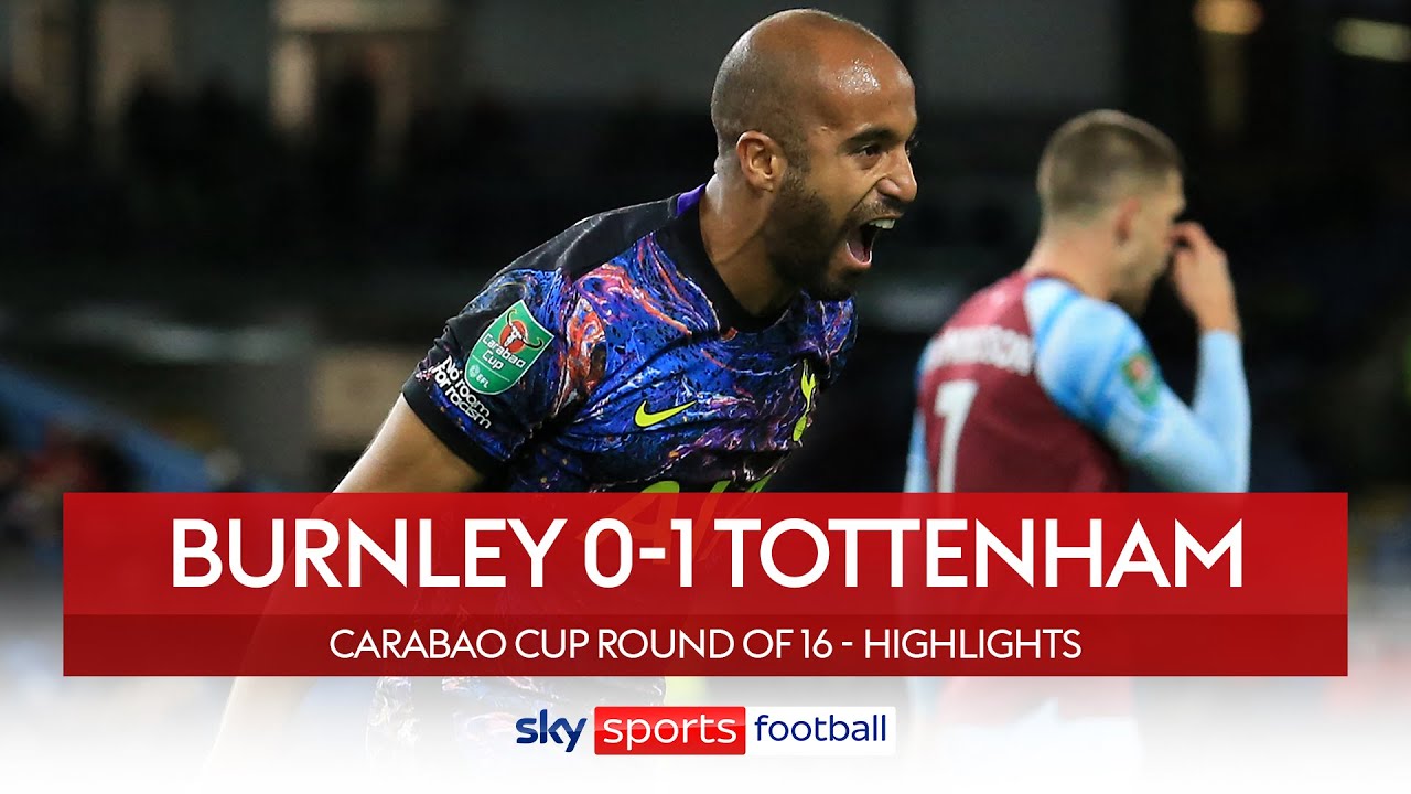 Moura heads Tottenham into quarter-finals | Burnley 0-1 Tottenham | Carabao Cup Highlights