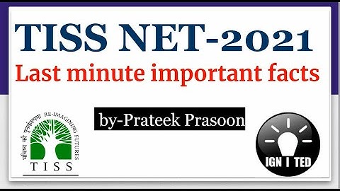 TISS NET GK- Important Facts
