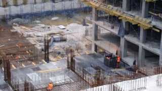 Армирование фундаментной плиты(Участок 16б Москва-Сити, армирование последней захватки фундаментной плиты., 2013-06-01T20:42:23.000Z)