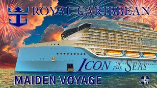 🚢 Icon of the Seas’ Maiden Voyage 🌴 #Miami #RoyalCaribbean  #IconOfTheSeas