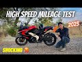 2023 RS200 High Speed Mileage test | Pulsar RS200 1L Mileage test |