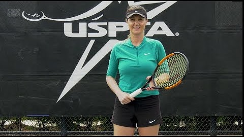 USPTA Quick Tip -- Relaxed Forehand