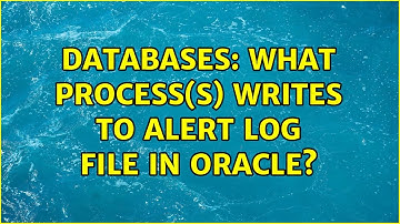 Databases: What process(s) writes to ALERT log file in Oracle?