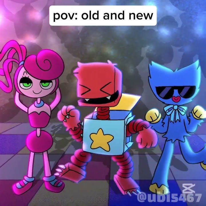 Poppy playtime old and new #cartoon #shorts #animation #poppyplaytime