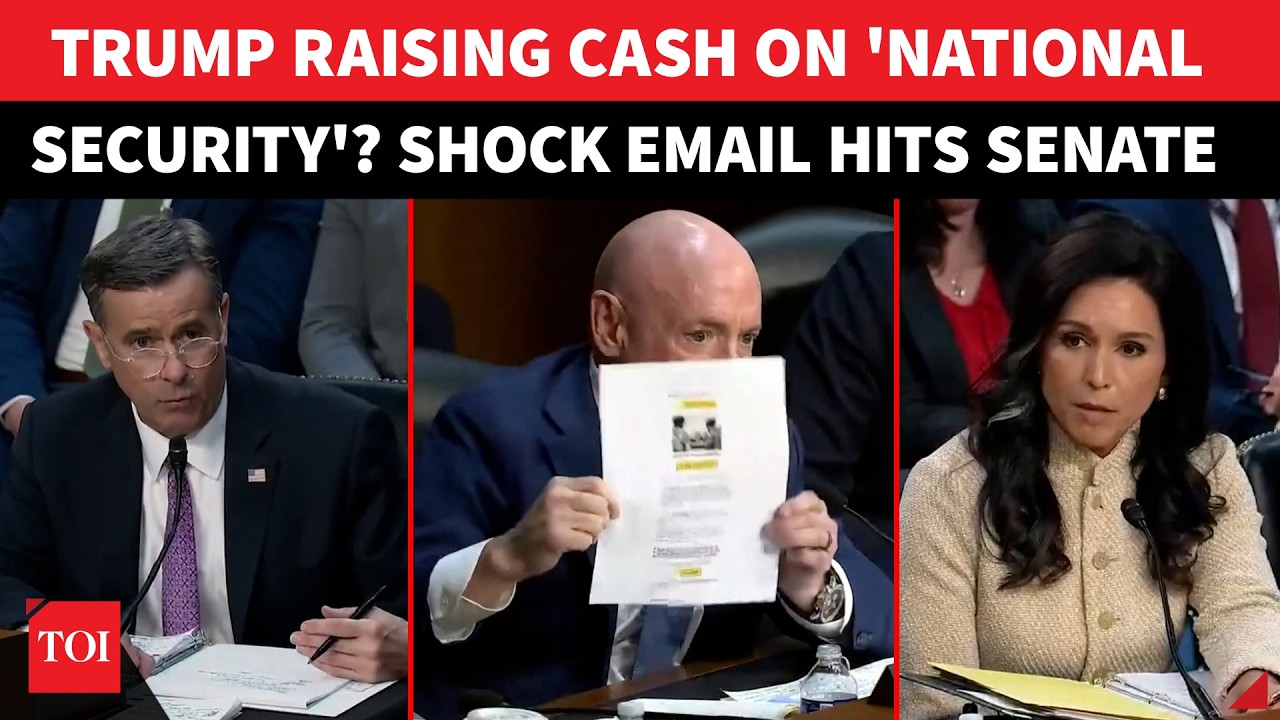 'Trump Selling Security Briefings?': Sen Kelly Throws Gabbard Off Guard, Cites 'Private Email'