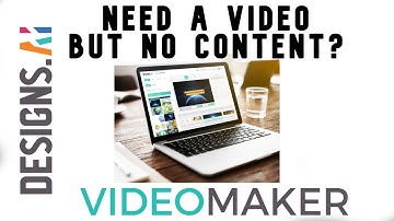 How To Make A Video Without Content - LIVE DEMO | Designs.ai Videomaker
