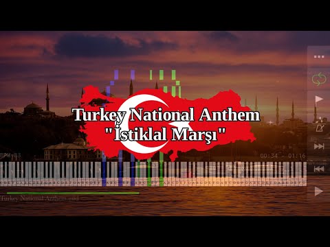 Turkey National Anthem İstiklal Marşı Piano