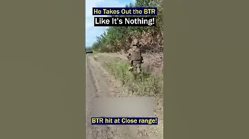 Close Range RPG 7 Strike On Abandoned BTR 